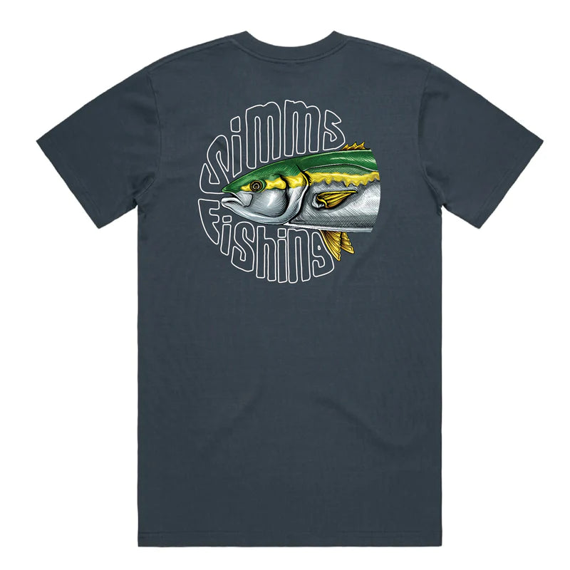 Simms Outline Tee Kingfish - Sportinglife Turangi